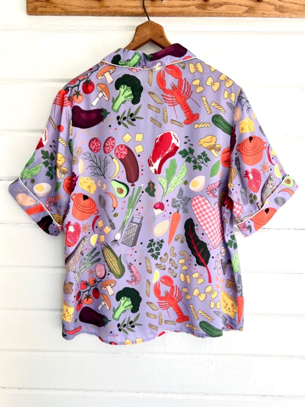 KAREN MABON for ANTHROPOLOGIE Chef's Table Short Pajamas Set - M - Picture 6 of 16